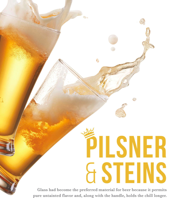 Drinkware – Pilsners & Steins